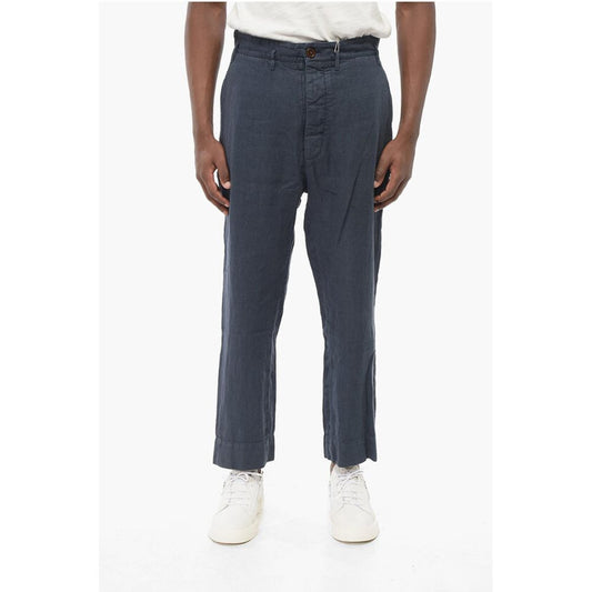 Vivienne Westwood Linen Cropped Fit Chinos Pants