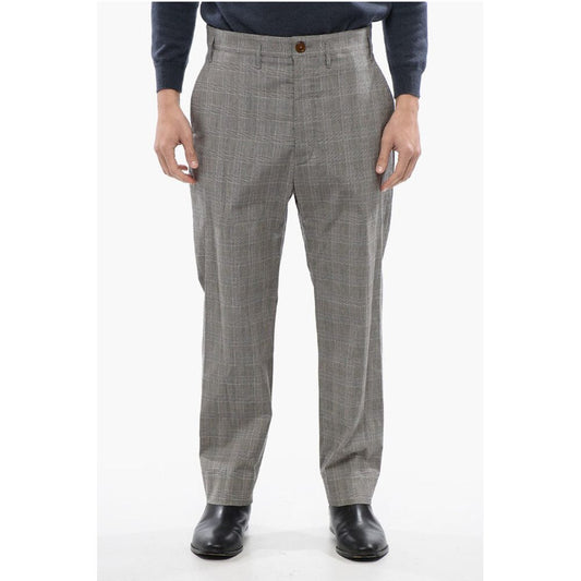 Vivienne Westwood Lightweight Cotton CRUISE Pants with Prince of Wales Motif