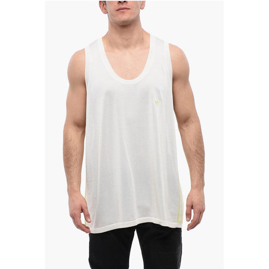 Adidas WALES BONNER Contrast Side Bands Tank Top with Rib Edges