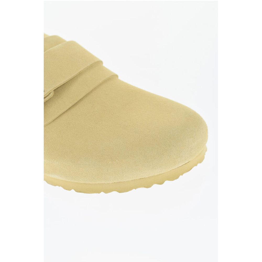 Birkenstock Suede Sandals with Real Fur Inner
