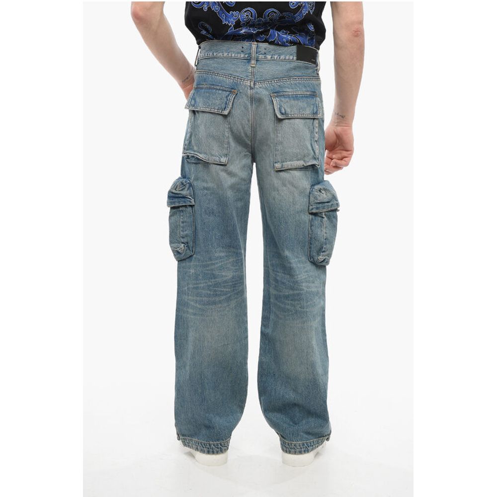 Amiri Vintage Wash Cargo Denims with Ankle Splits 26cm