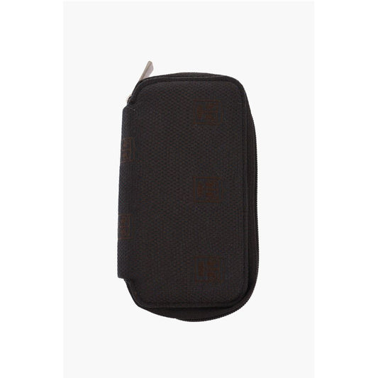 Corneliani Monogram Fabric Key Case