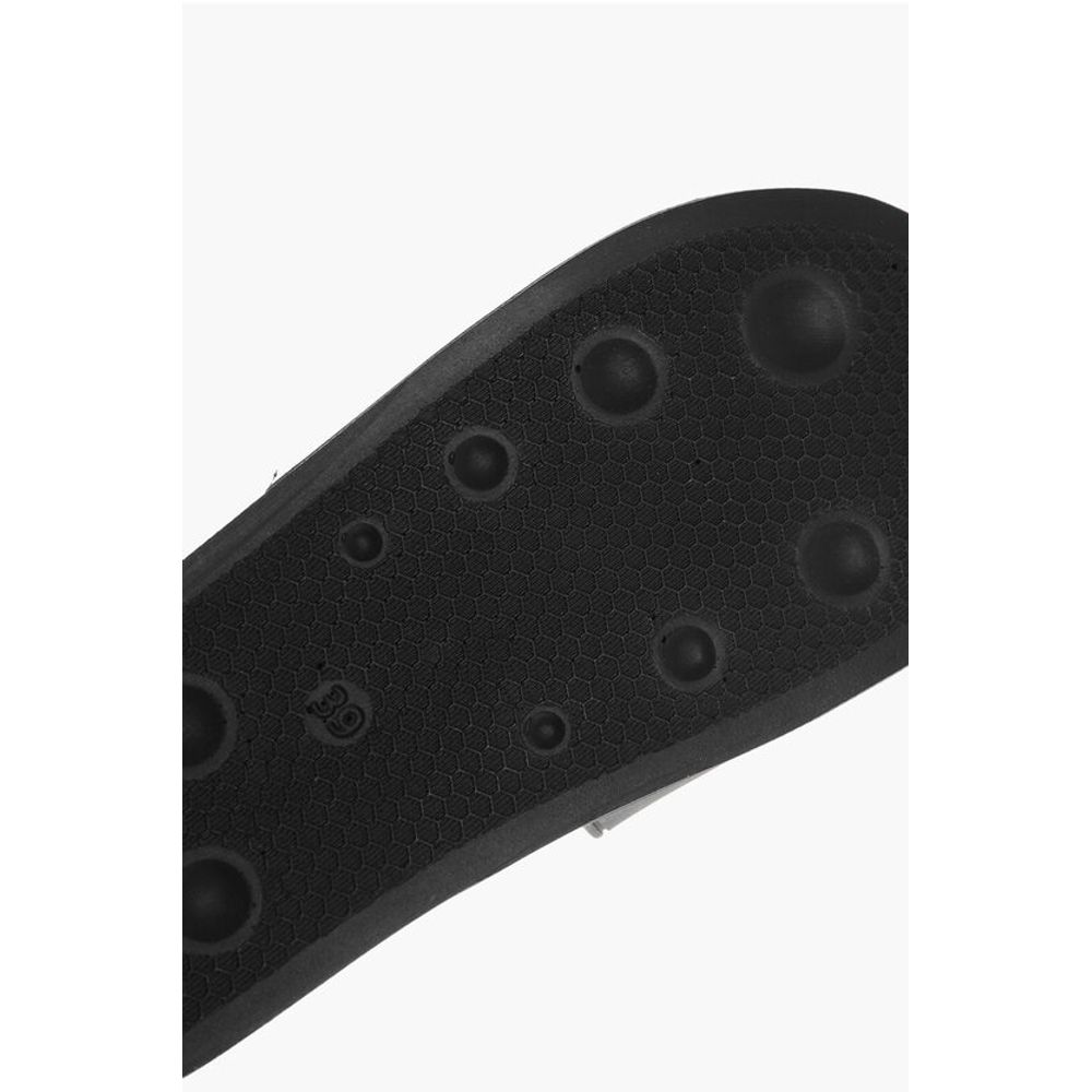 Palm Angels Rubber Sandals with Embossed Monogram
