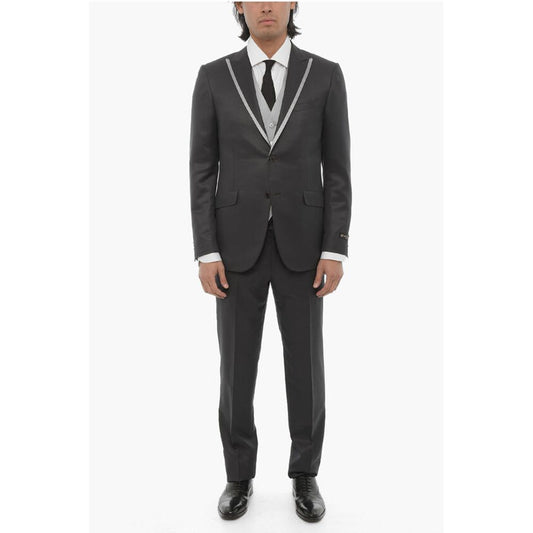 Corneliani Virgin Wool and silk Center Vent Peak Lapel CERIM.ACADEMY 3-