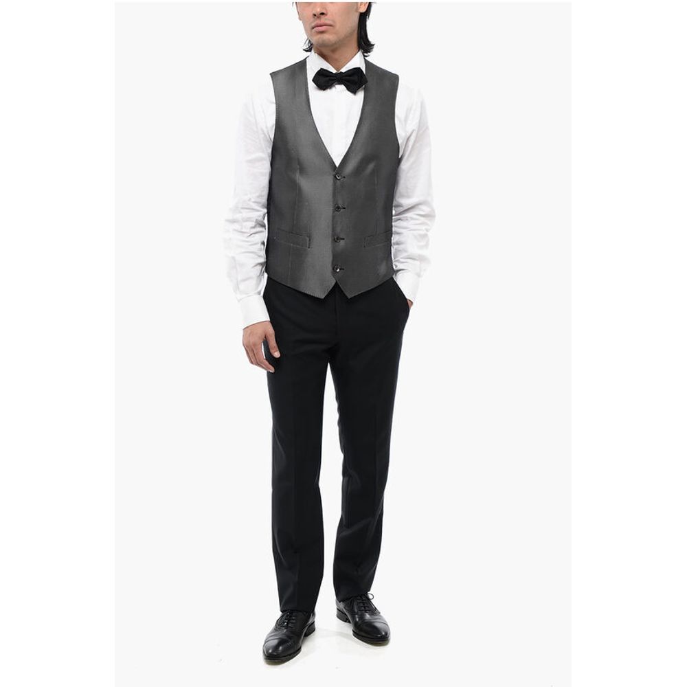 Corneliani Two-Tone Silk Waistcoat