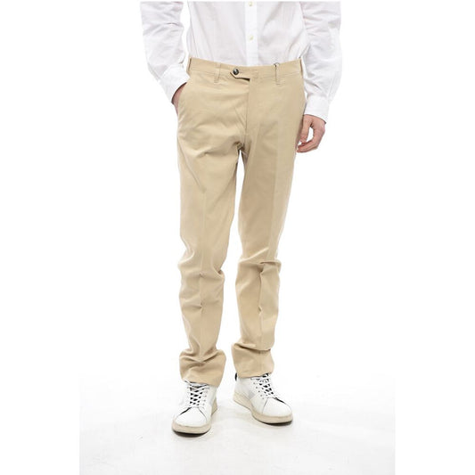 Corneliani Slim Fit Chino Pants With Zip Pockets