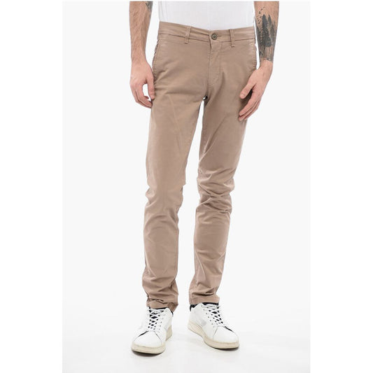 Corneliani CC COLLECTION Stretch Cotton Chinos Pants