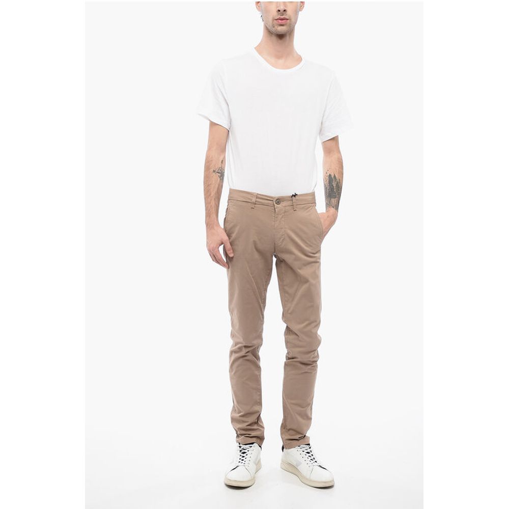 Corneliani CC COLLECTION Stretch Cotton Chinos Pants