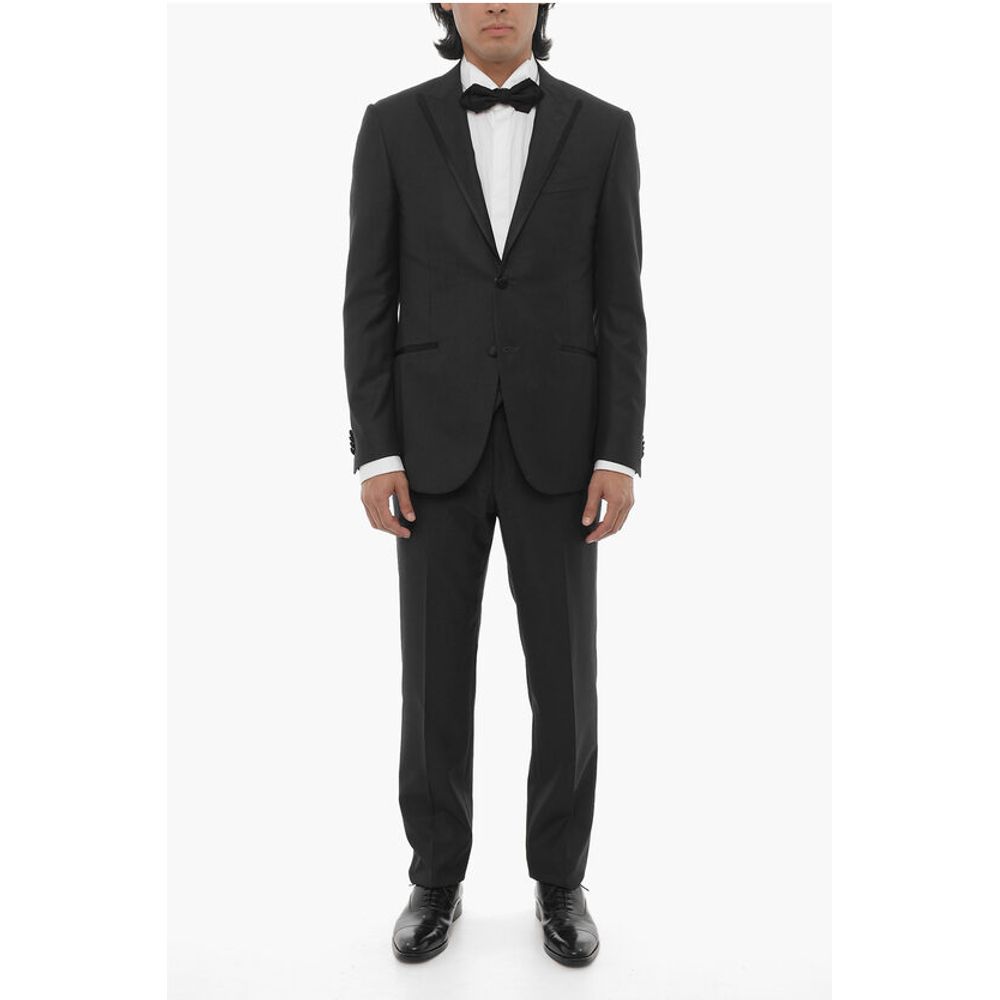 Corneliani Striped Virgin Wool CERIM.ACADEMY 3-Piece Waistcoat Suit wit