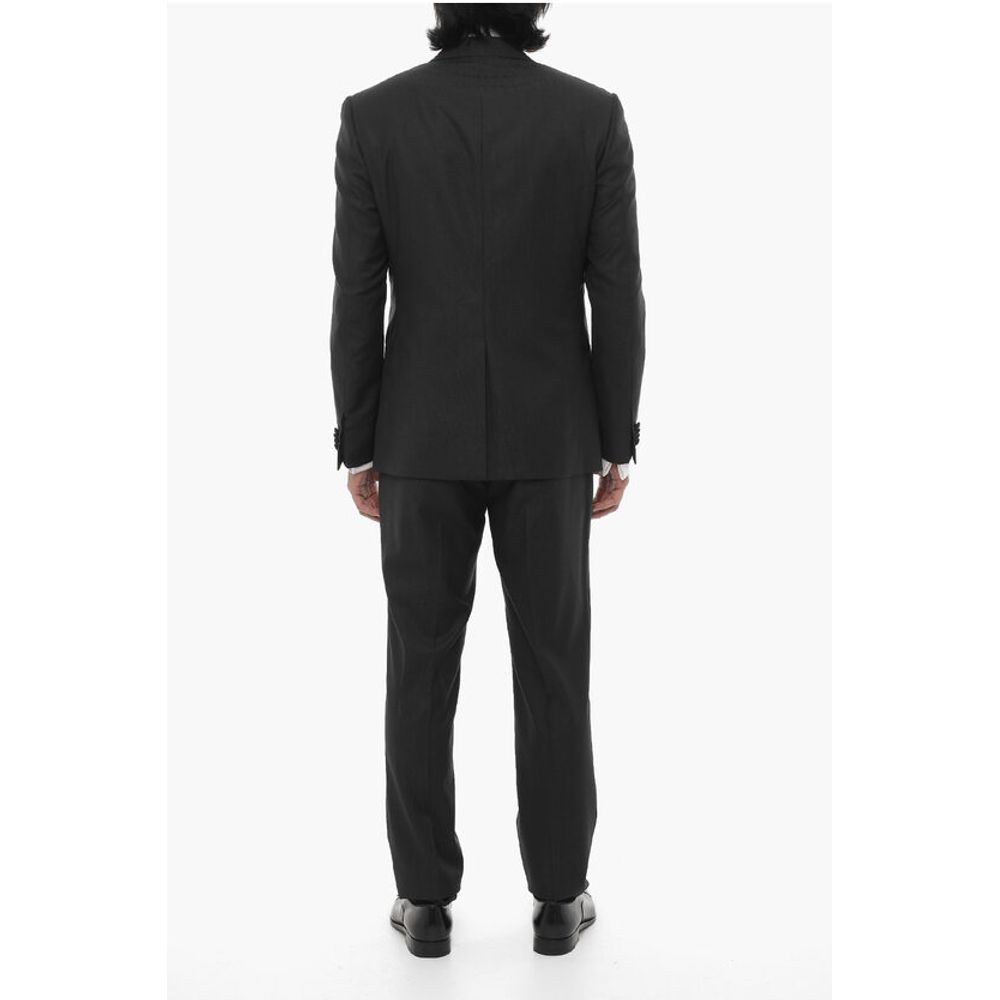 Corneliani Striped Virgin Wool CERIM.ACADEMY 3-Piece Waistcoat Suit wit