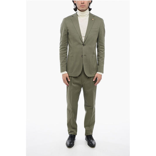 Corneliani Twill Side Vents Notch Lapel CIRCLE 2-Button Suit