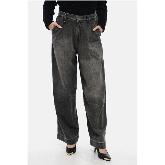 R13 Single-pleated Wide Leg Denims 27cm