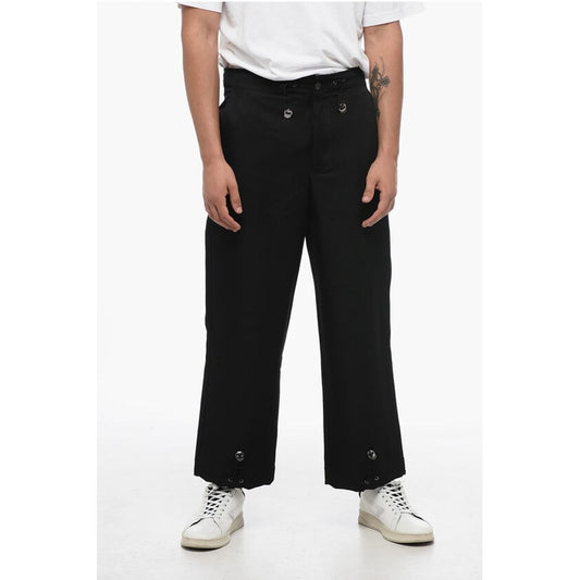Armani EMPORIO 3-Pocket Pants with Drawstringed Waist and Ankles