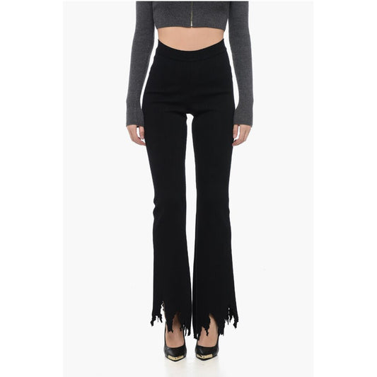 J.W.Anderson Stretchy High Waist Pants with Laser-Cut