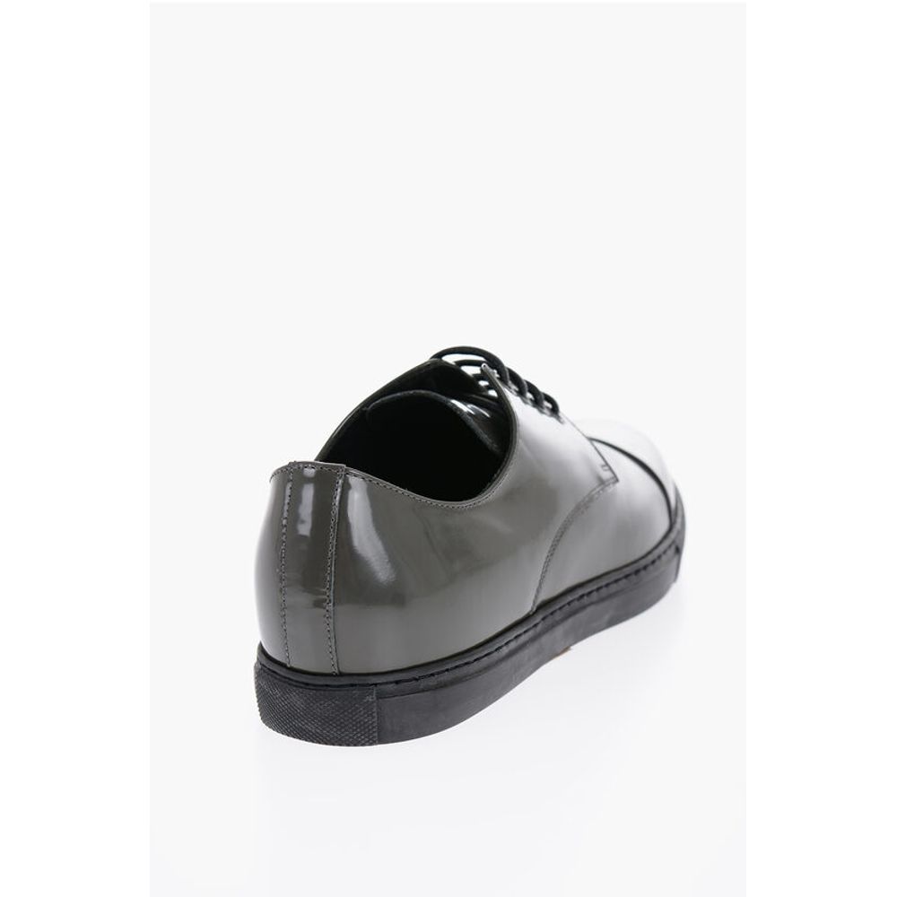 Corneliani ID Patent Leather Low-Top Sneakers
