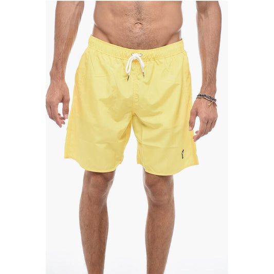 Yes I Am Logoed Patch Swimshorts