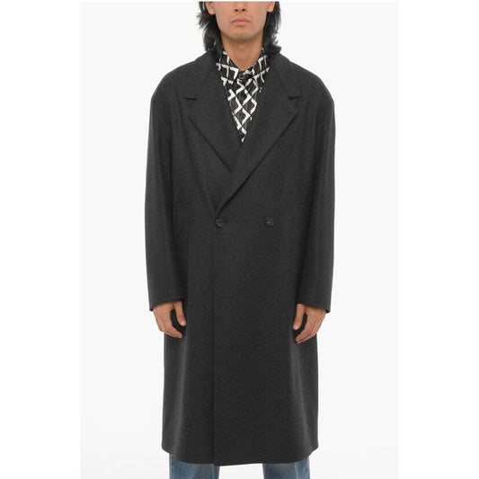 Hevo Wool Blend SANTACESAREA Double-Breasted Coat