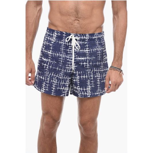 Corneliani Abstract-Patterned Boxer Swimshort