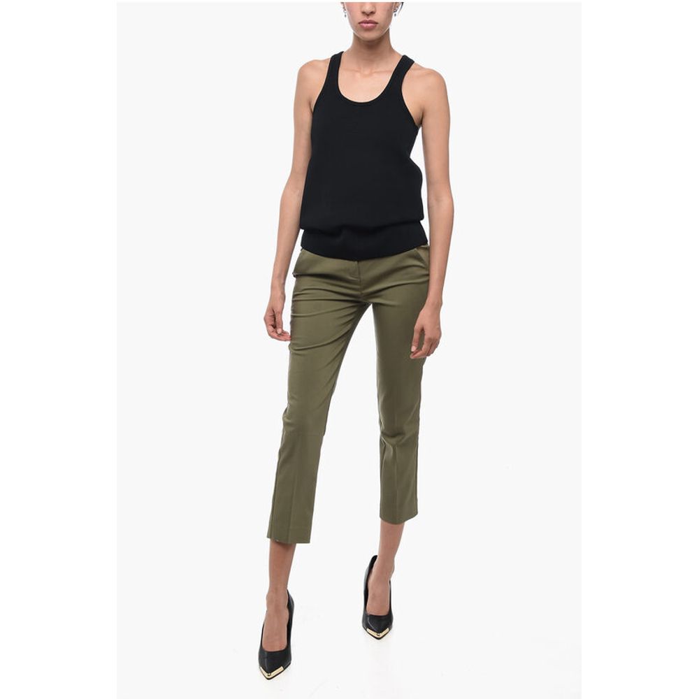 Edra Pleated Cigarette Pants