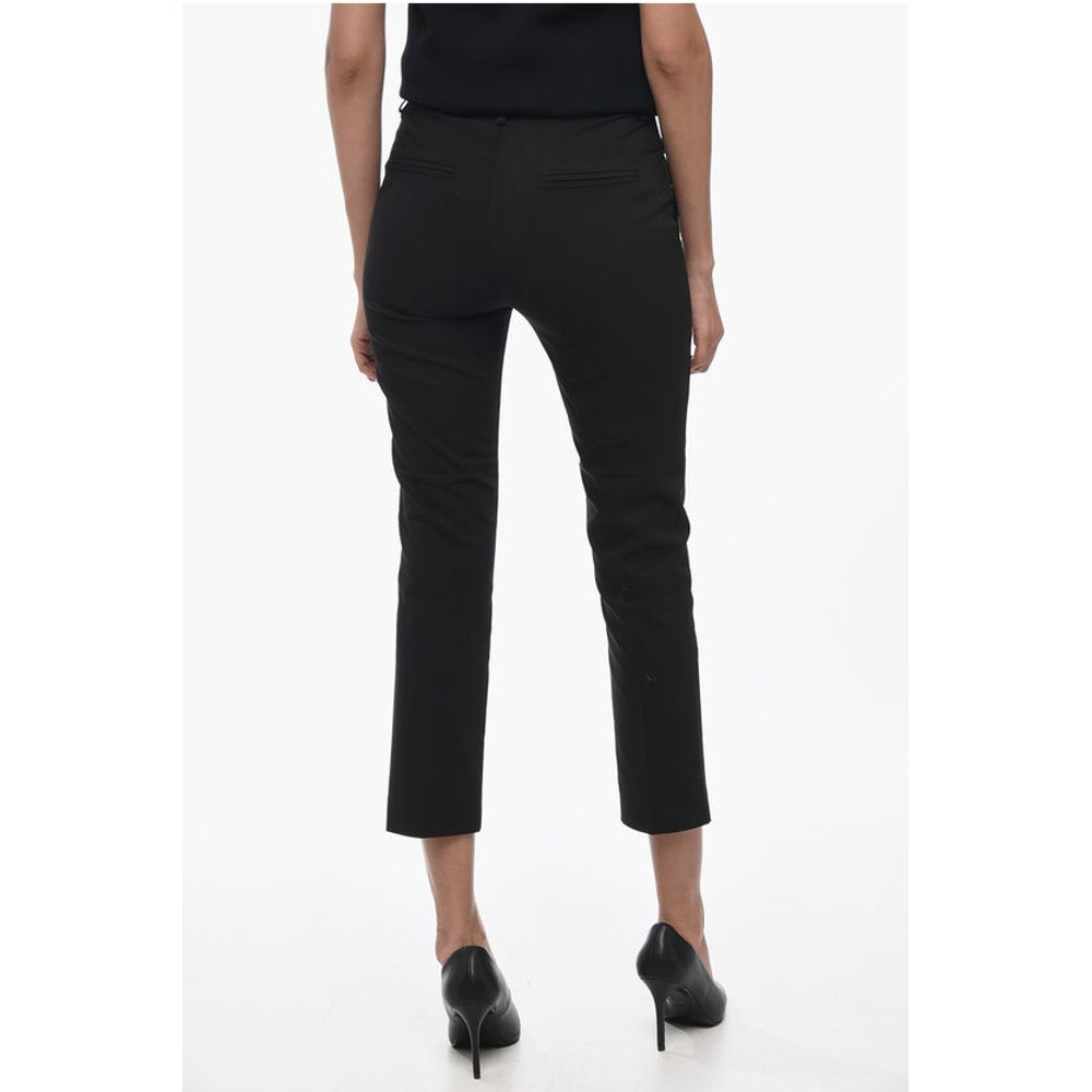 Edra Front-pleated Skinny Pants
