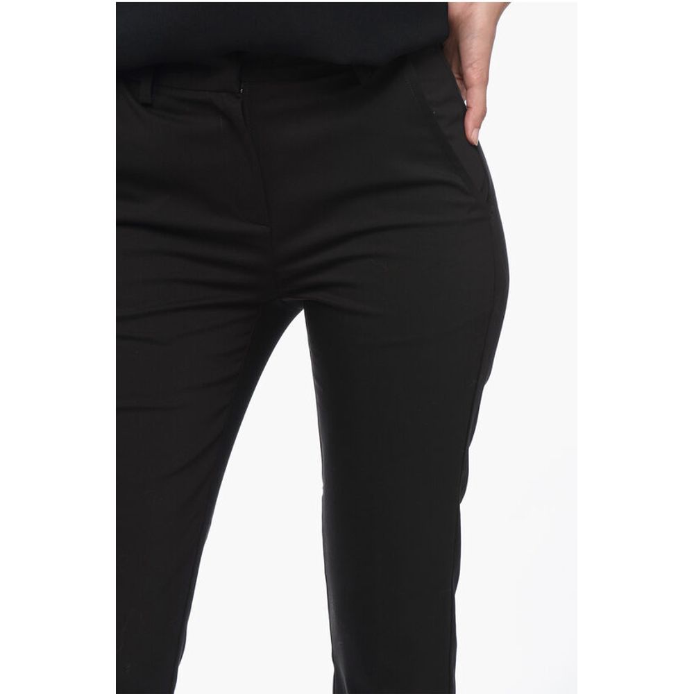 Edra Front-pleated Skinny Pants