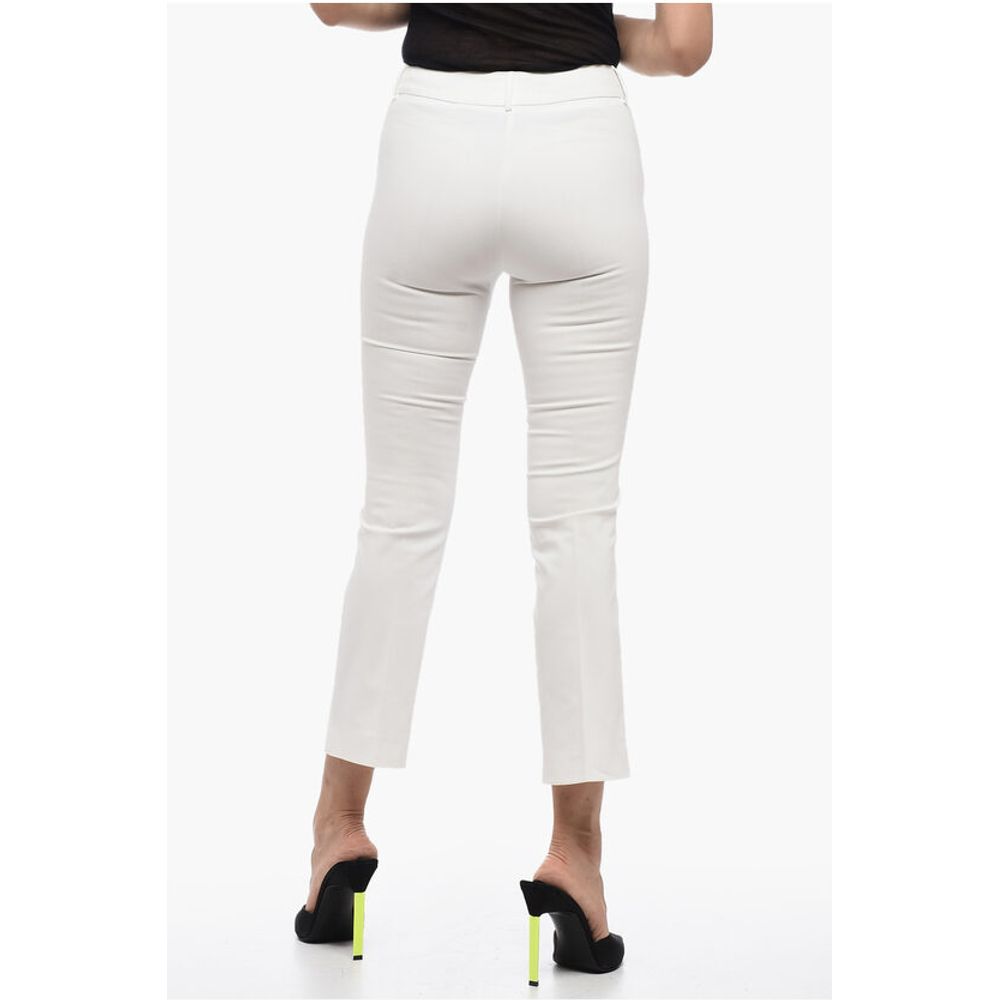 Edra Front-pleated Skinny Pants