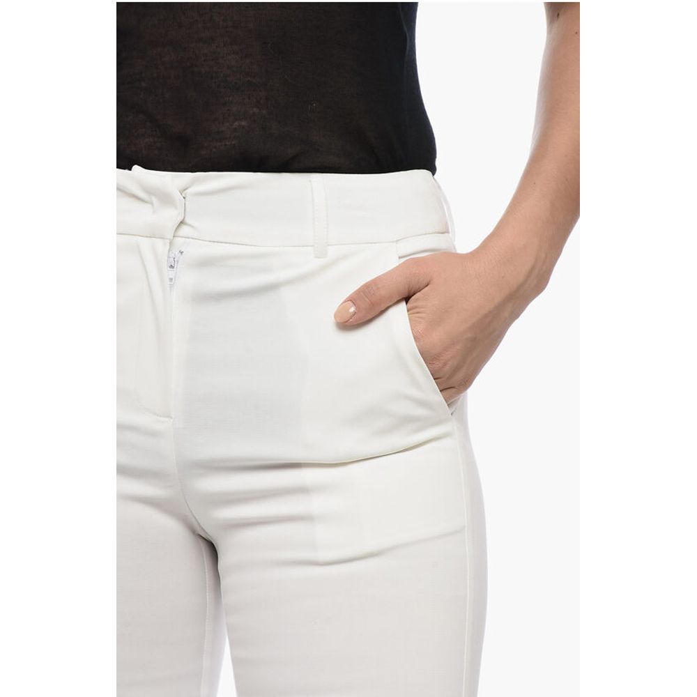 Edra Front-pleated Skinny Pants