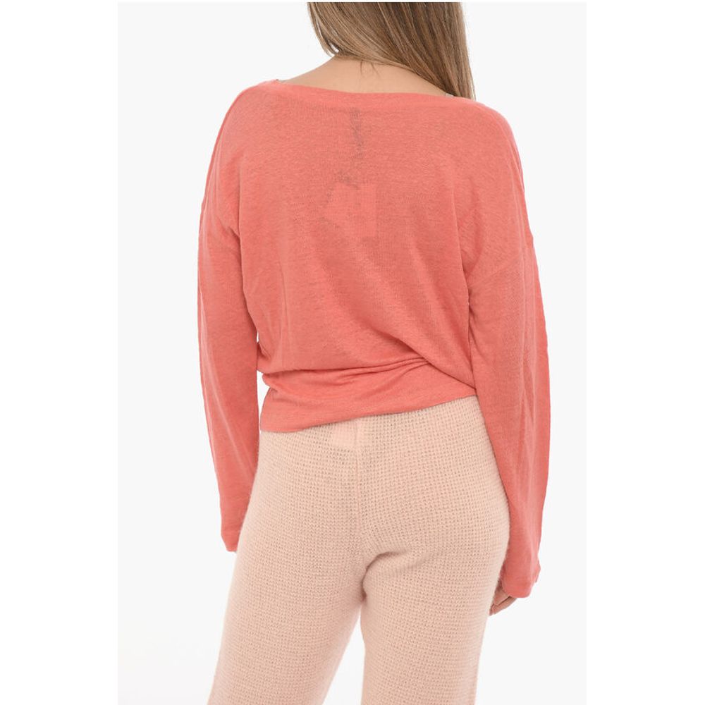 Woolrich V-Neck Linen Sweater