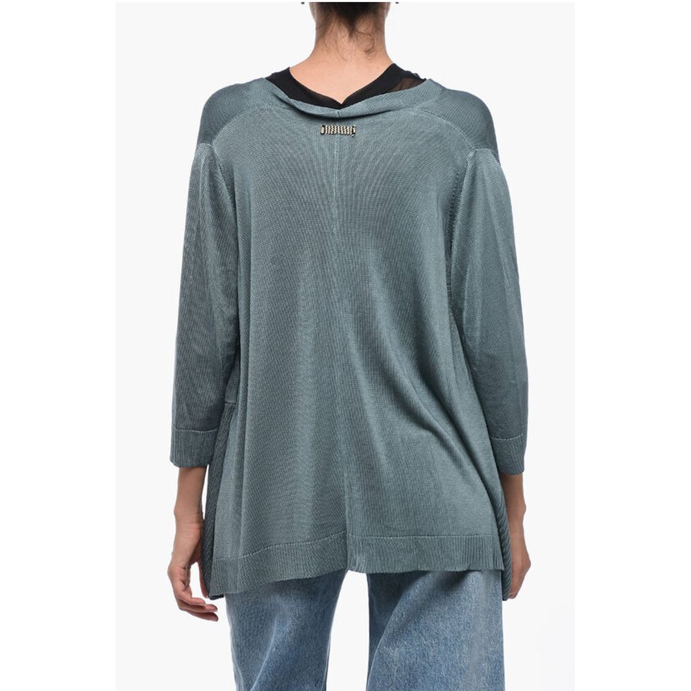 ArchivioB Oversized Cardigan with 3/4 Sleeves