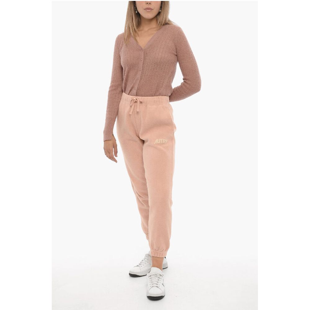 Autry Fleeced Joggers with Drawstring Waist