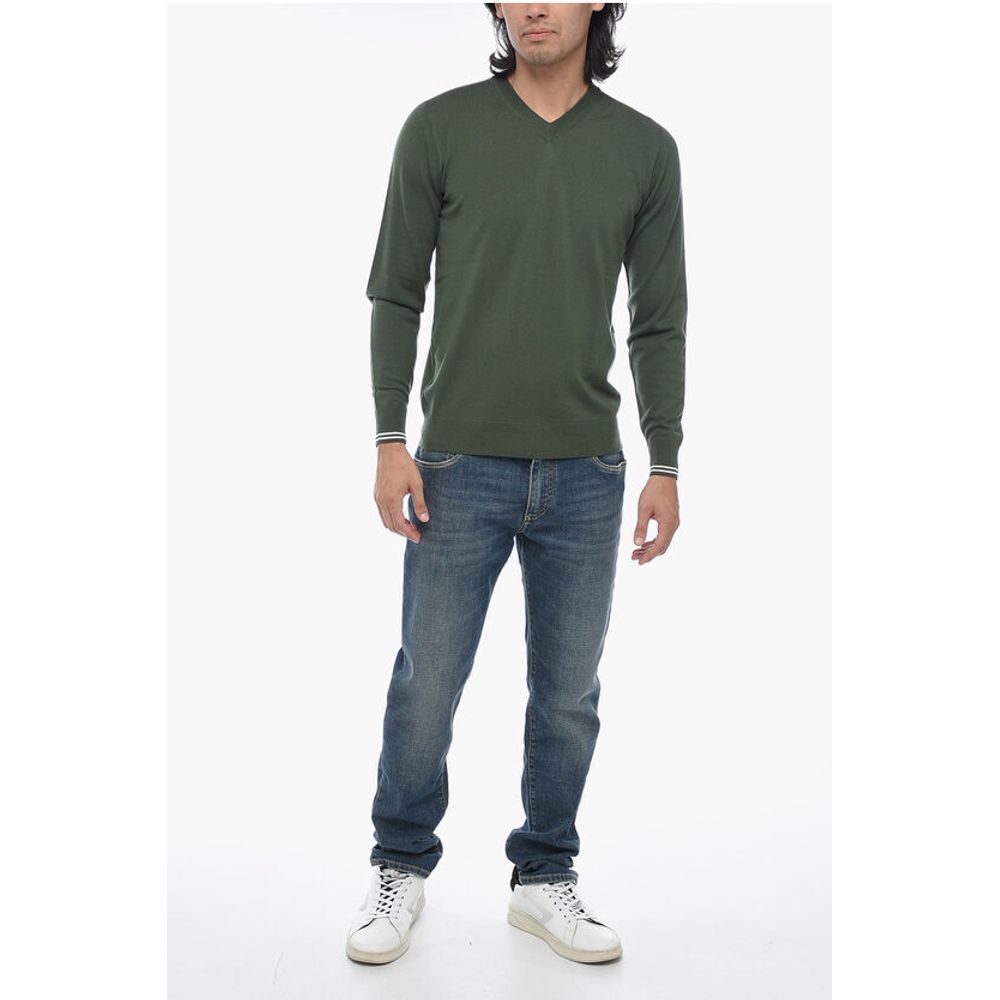 Peserico V-Neck Wool Pullover