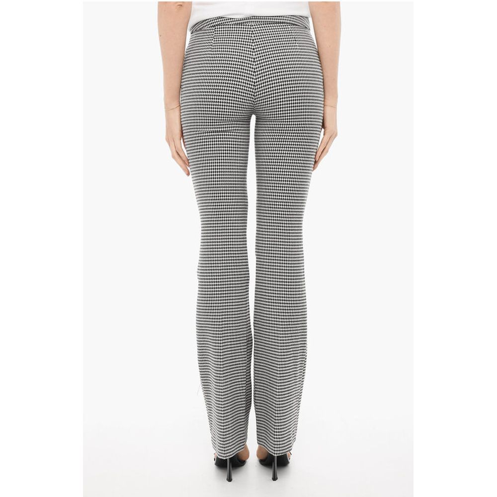 Edra Pied-de-Poule Motif Bootcut Pants