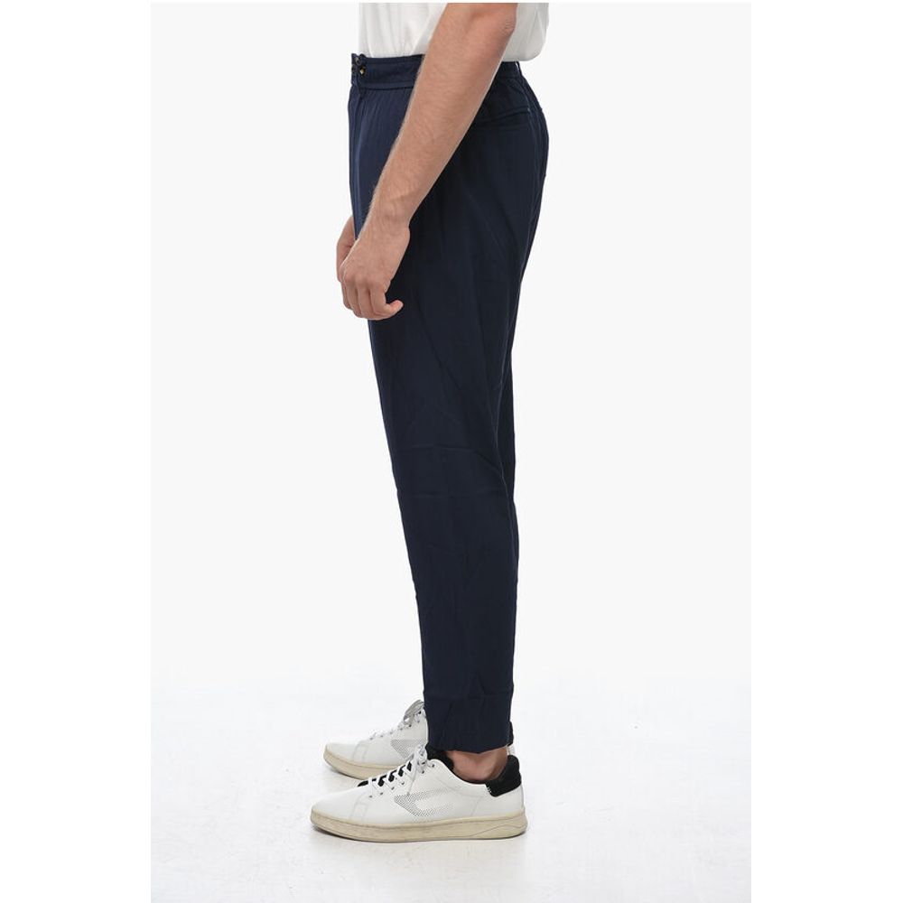 4SDesigns Twill Chino Pants with Drawstring