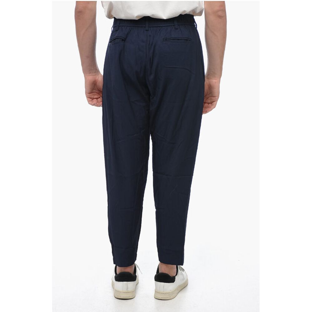 4SDesigns Twill Chino Pants with Drawstring