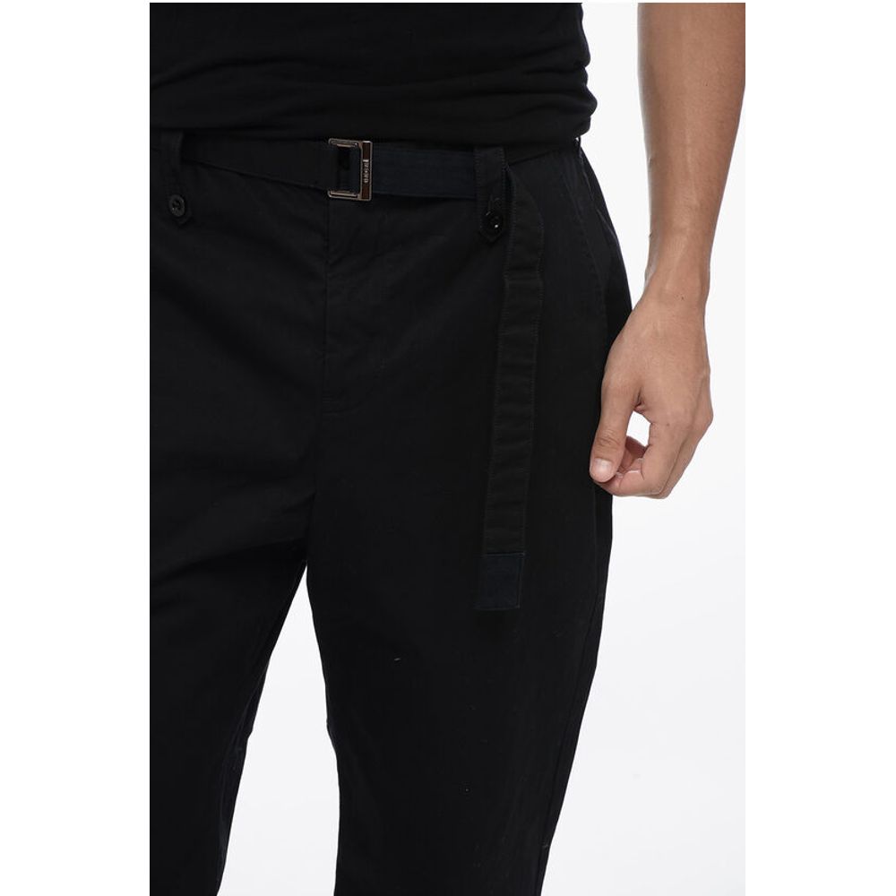 Sacai Belted Cotton Pants