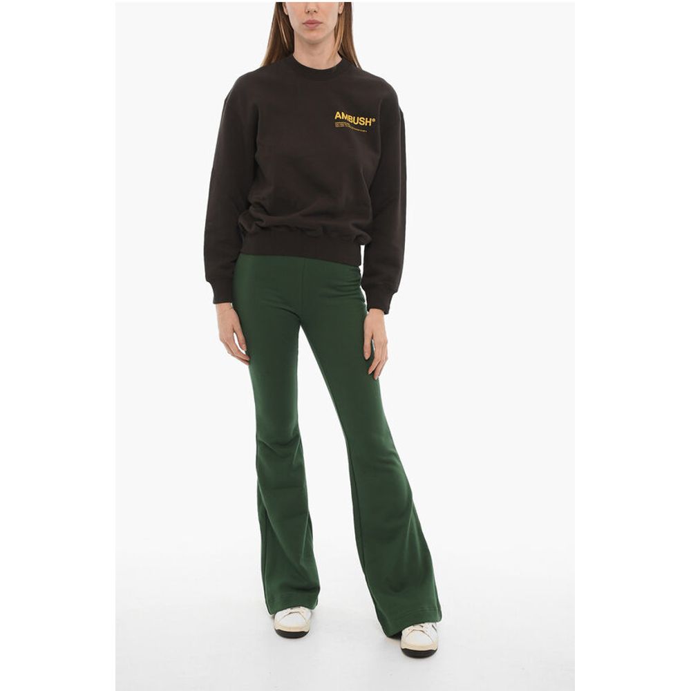 Ambush Brushed Cotton Crew-neck Sweatshirt with Printed Logo