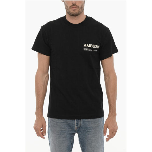 Ambush Cotton Jersey Crew-neck T-shirt with Contrast Print