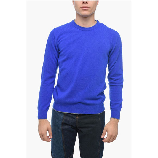 Altea Crew Neck ICON Virgin Wool Sweater with Contrasting Patches