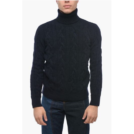 Altea Turtleneck Aran Virgin Wool Sweater