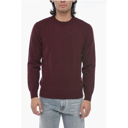 Altea Crew Neck LUNETTA Virgin Wool Sweater with Contrasting Patch
