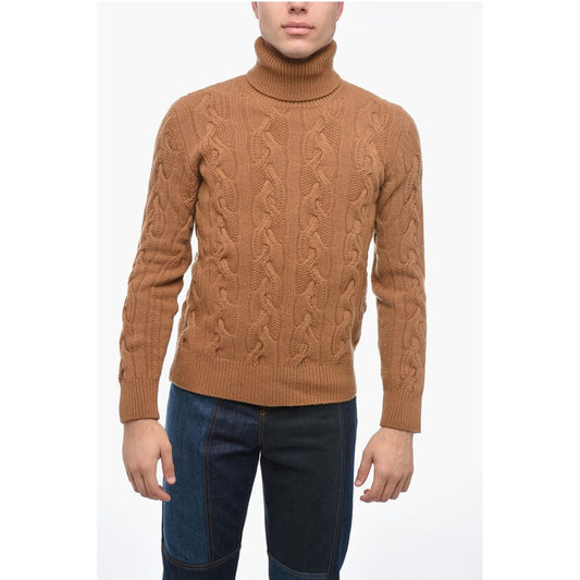 Altea Turtleneck Aran Virgin Wool Sweater