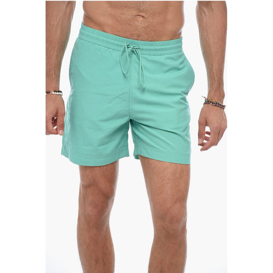 Carhartt Wip Solid Color CHASE Swim Shorts with 3 Pockets