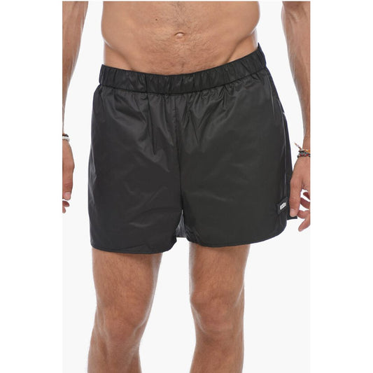 032c Solid Color Swim Shorts with 3 Pockets