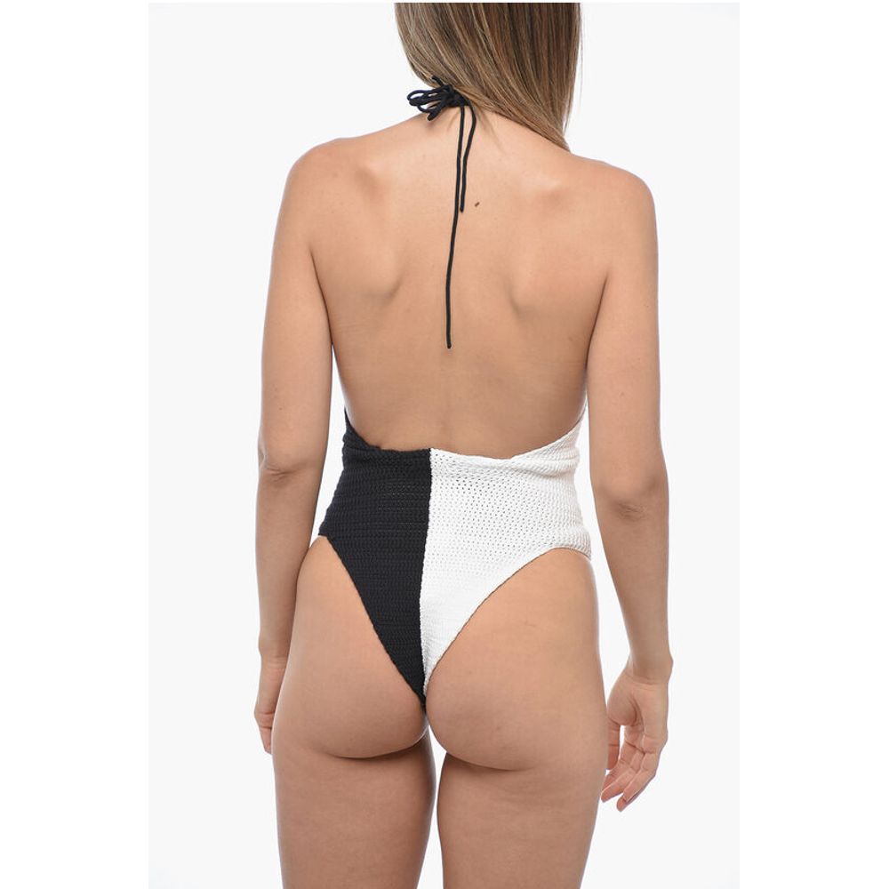 Elou Two-Tone Crochet TAYA One Piece Swimsuit