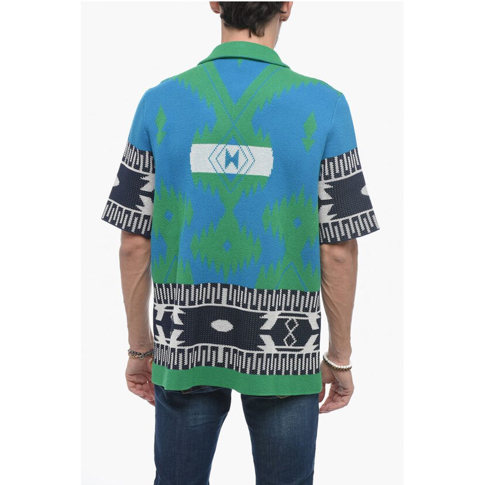 Alanui Short Sleeved Jacquard ICON Shirt