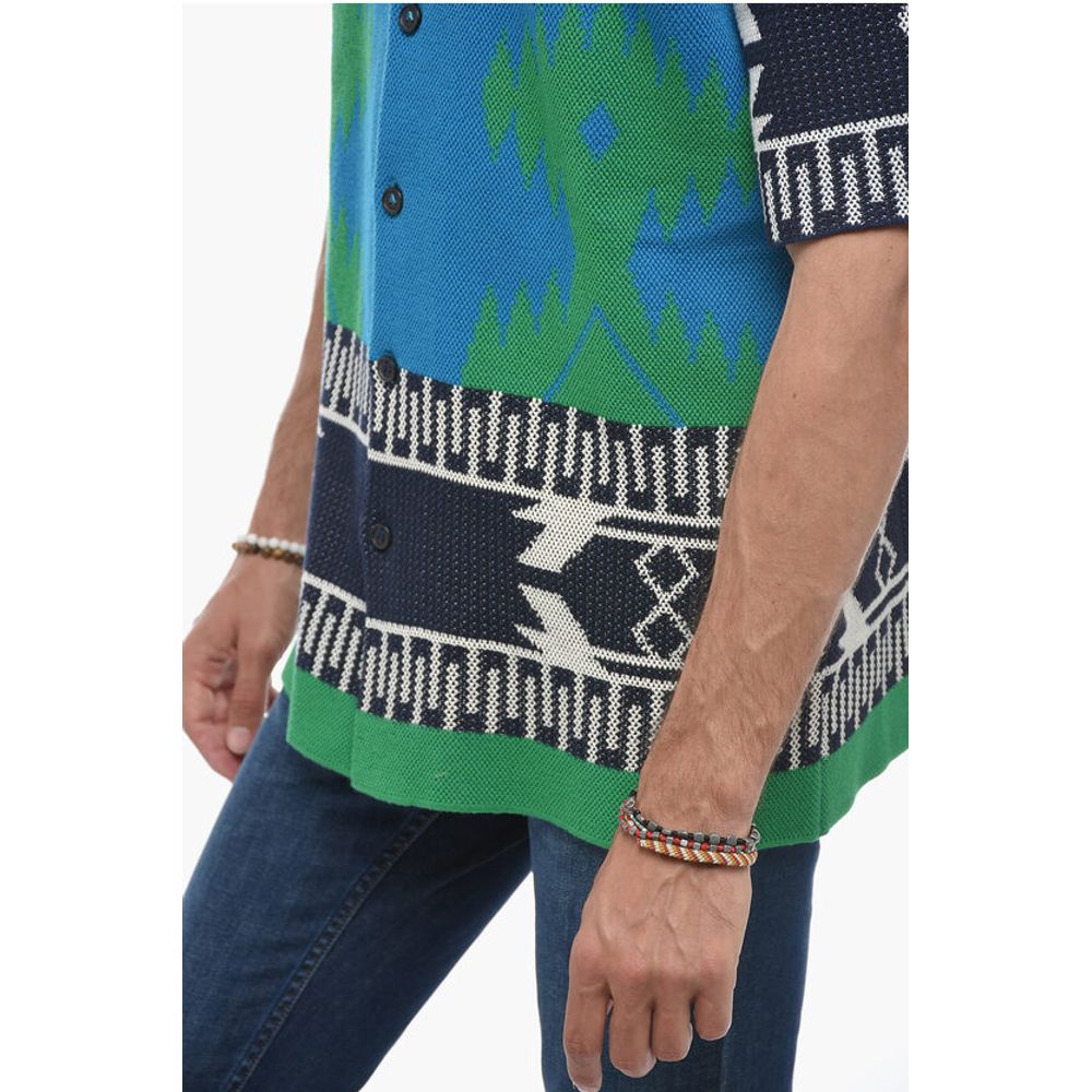 Alanui Short Sleeved Jacquard ICON Shirt