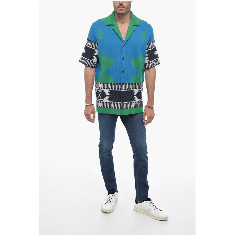 Alanui Short Sleeved Jacquard ICON Shirt
