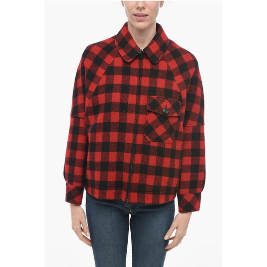 Woolrich Zip Closure LADY BUFFALO Overshirt