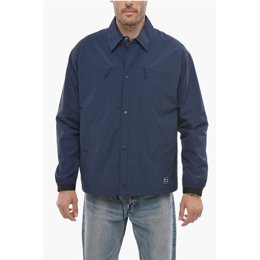 Woolrich Nylon MOUNTAIN STROLL Overshirt with Snap Buttons