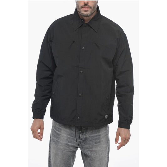 Woolrich Nylon MOUNTAIN STROLL Overshirt with Snap Buttons